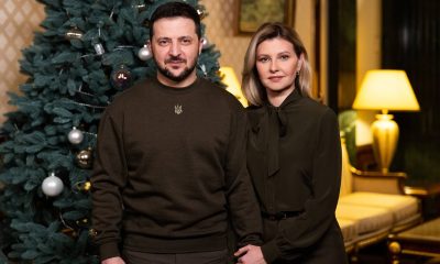 Президент з дружиною привітали українців з Новим роком «фото»