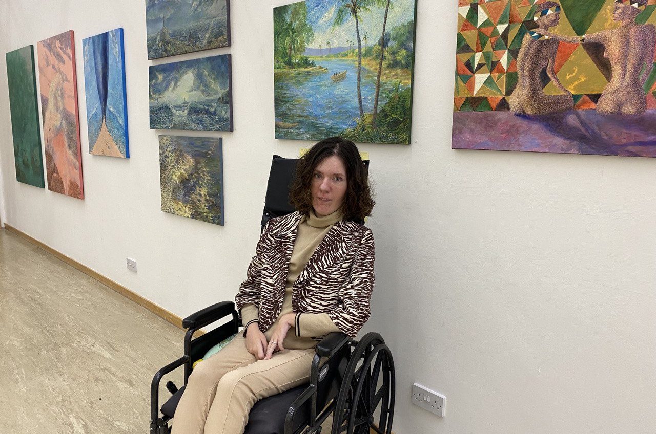 Одеська художниця з інвалідністю взяла участь в українській виставці в Великобританії «фото»