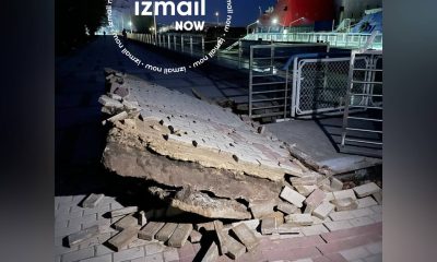 В Ізмаїльському порту судно влетіло в інше, пошкоджена набережна «фото»