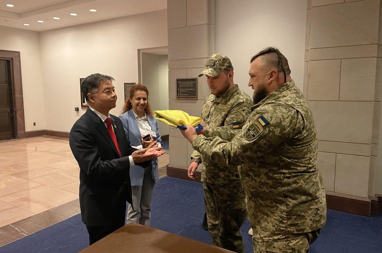 Одеський ветеран зустрівся з віце-спікером Палати представників США (фото) «фото»