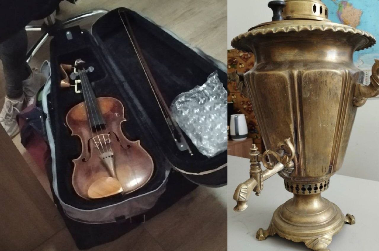 З Одещини намагалися вивезти антикварні скрипку та самовар (фото) «фото»