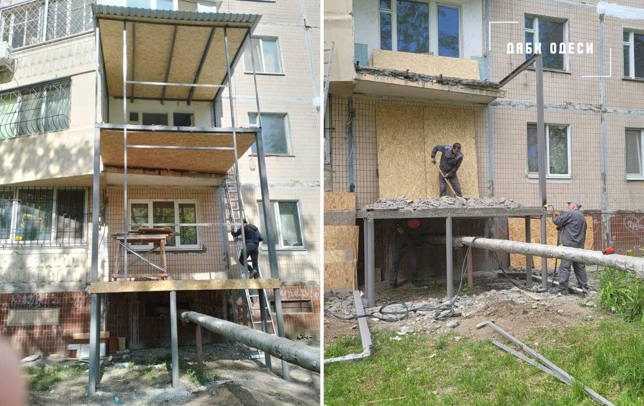 Одеська мерія демонтувала цар-балкон «фото»