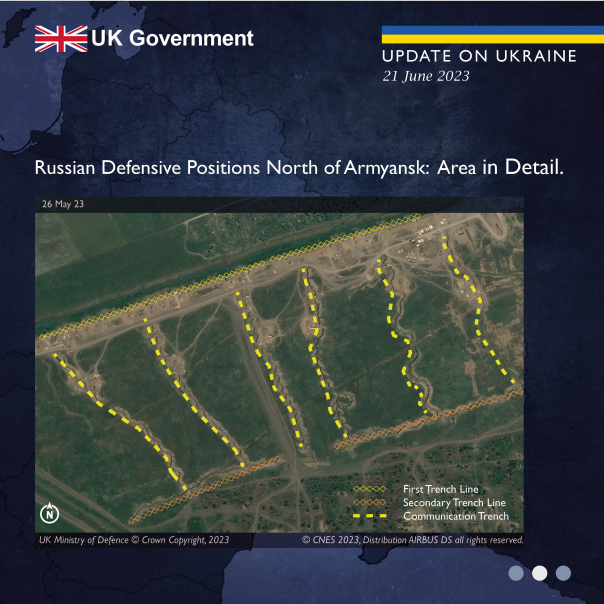 Окупанти створили укріплення на півночі Криму, — британська розвідка «фото»