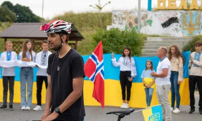 Підтримав ЗСУ: мер норвезького міста проїхався до України на велосипеді й зібрав 540 тис. грн «фото»