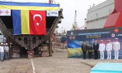 В Туреччині відбулась закладка другого корвету для ВМС ЗСУ (фото) «фото»
