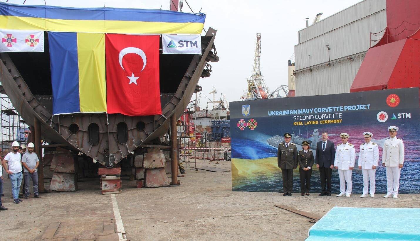 В Туреччині відбулась закладка другого корвету для ВМС ЗСУ (фото) «фото»