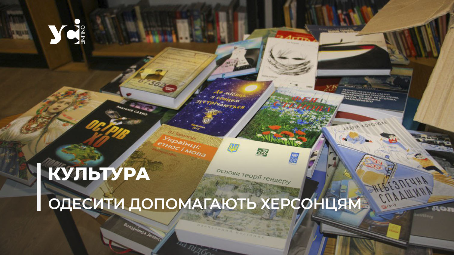 «Подаруй книгу»: в Одесі триває благодійна акція для бібліотек Херсонщини (фото, відео) «фото»