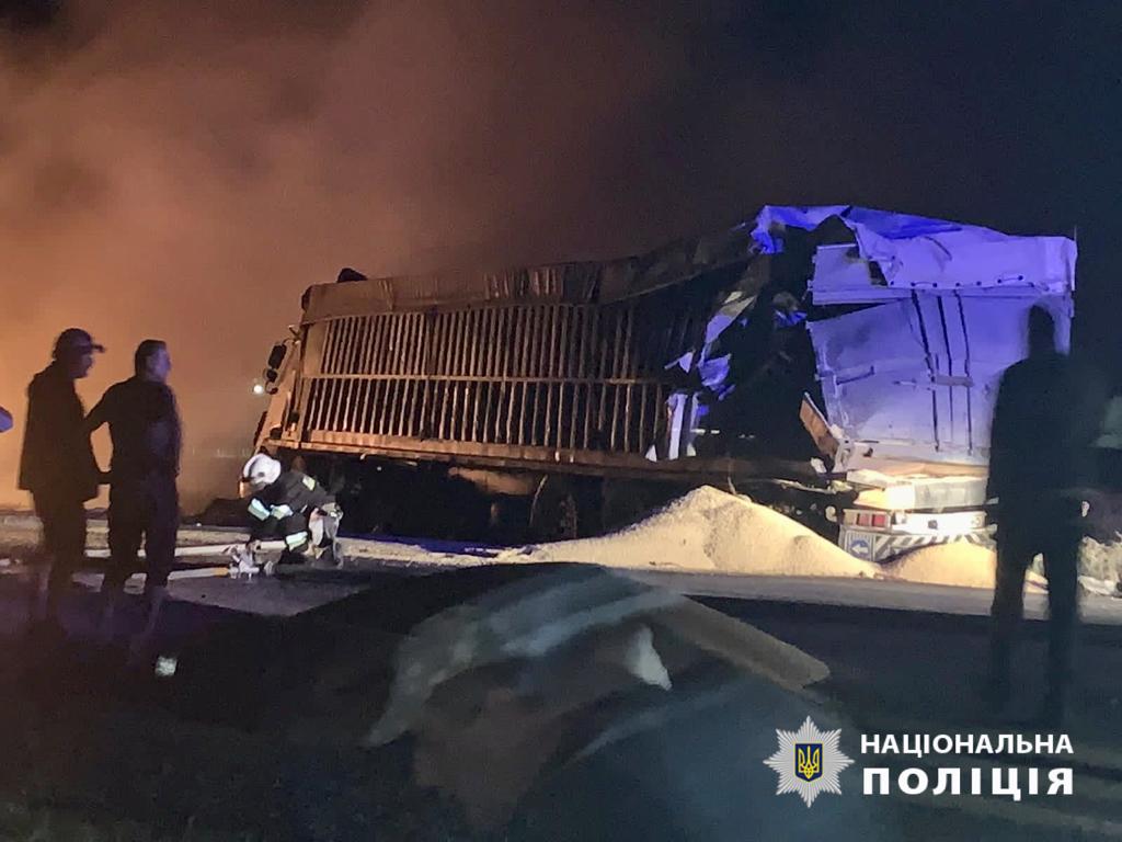 ДТП з пожежею: на трасі Одеса-Рені зерновоз зіштовхнувся з бензовозом (фото) «фото»