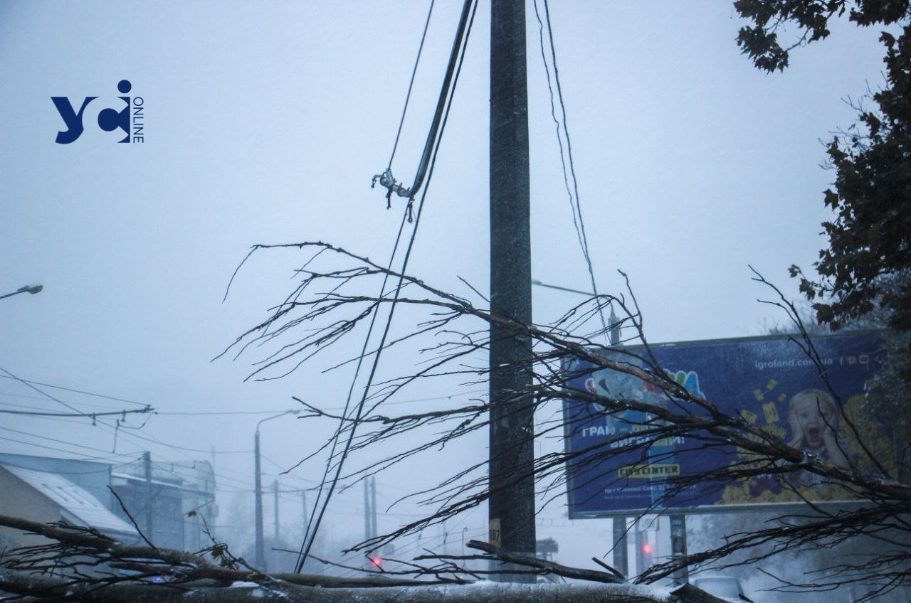 Енергетики продовжують боротьбу з наслідками стихії на Одещині: роботи тривають цілодобово «фото»