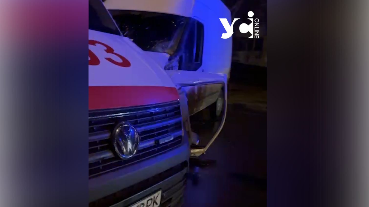 В Одесі карета швидкої потрапила у ДТП (відео) «фото»