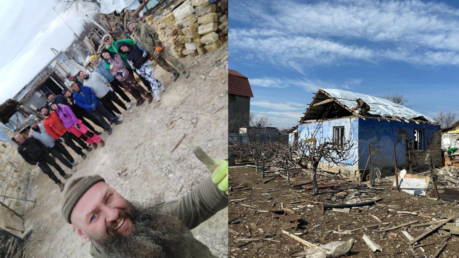 На Одещині волонтери-байкери відновлюють зруйноване росією житло місцевих мешканців (фото) «фото»