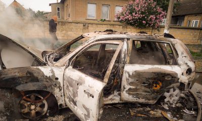 На Одещині вщент вигоріла автівка, постраждала жінка (фото) «фото»