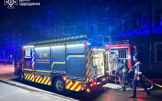 В історичному центрі Одеси вночі палав будинок (фото) «фото»
