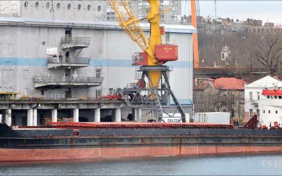 До Одеси прибуло судно, яке часто потрапляло у скандали «фото»