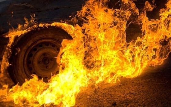 На Одещині загорівся автомобіль «фото»