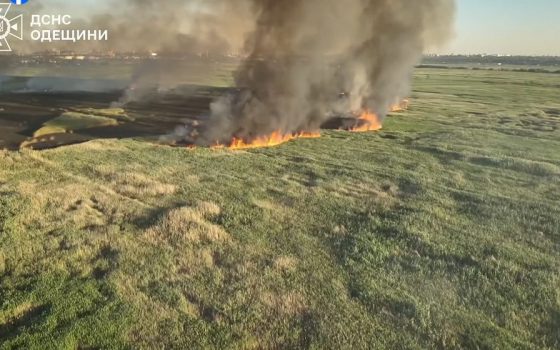 На Одещині за добу сталася рекордна кількість пожеж (відео) «фото»