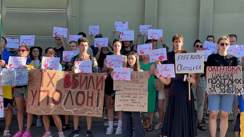 Два роки теракту в Оленівці: в Одесі пройшла акція пам’яті (фото) «фото»