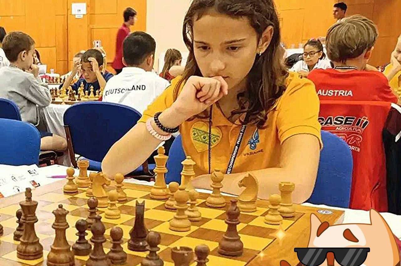 Юна шахістка з Ізмаїлу Світлана Руссєва стала чемпіонкою Європи «фото»