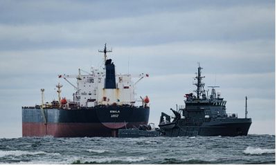 Естонія затримала танкер з тіньового флоту Росії, що перебуває під санкціями «фото»