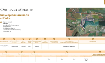 Індустріальний парк iPark на Одещині фактично не працював, тому його виключили з реєстру usionline.com Індустріальний парк iPark на Одещині фактично не працював, тому його виключили з реєстру «фото»