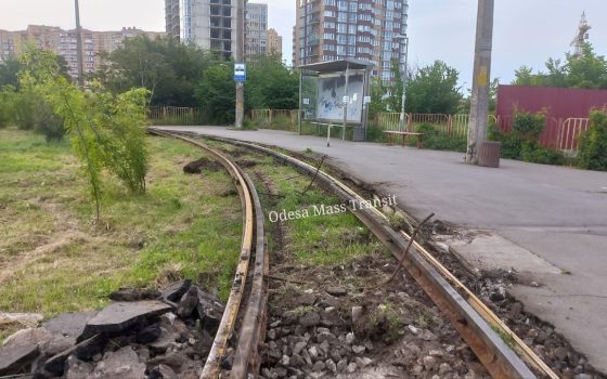 В Одесі розпочали реконструкцію трамвайного кільця на вулиці 28-ї бригади (фото) «фото»