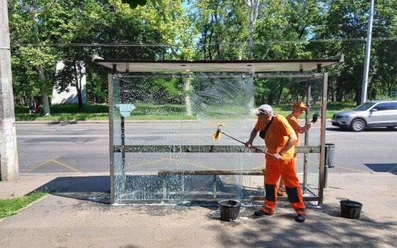 В Одесі відновили зупинки транспорту (фото) «фото»