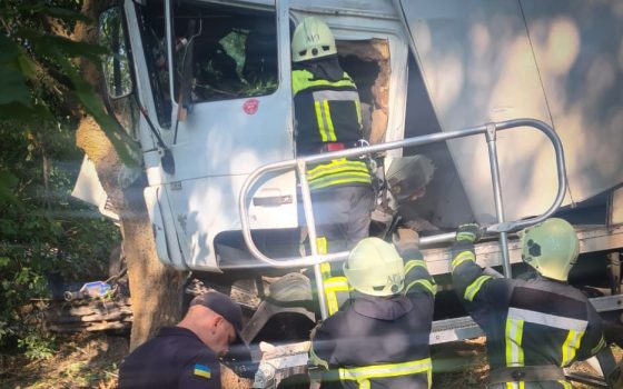На Одещині в ДТП загинув водій вантажівки MAN (фото) «фото»