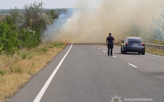 На трасі Одеса – Рені загорілася вантажівка: рух транспорту обмежений (фото) «фото»