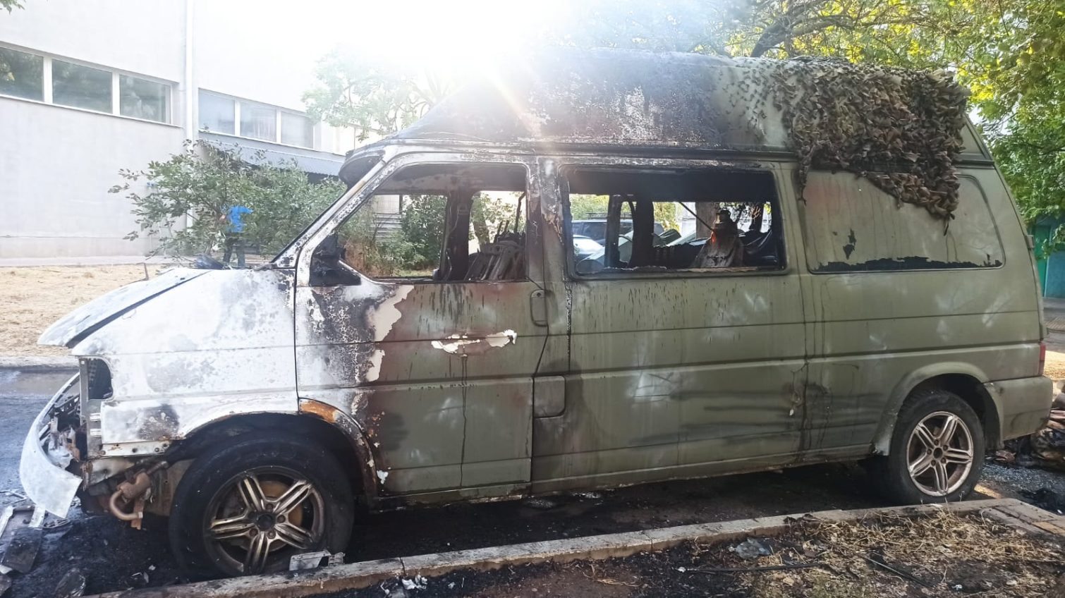 В Одесі спалили евакуаційне авто бойової медикині з Києва (фото) «фото»
