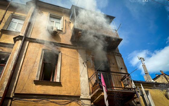 В Одесі на Канатній горів старий будинок (фото, відео) «фото»