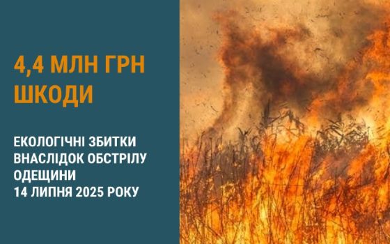 Пожежа після обстрілу на Одещині завдала екології збитків на понад 4,4 мільйона гривень usionline.com Пожежа після обстрілу на Одещині завдала екології збитків на понад 4,4 мільйона гривень «фото»