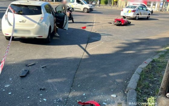 В Одесі водійка іномарки на смерть збила мотоцикліста «фото»