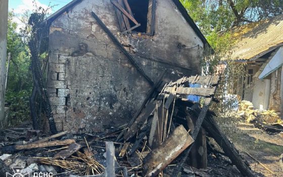 На Одещині через загоряння сухої трави згоріли будинки (фото) «фото»