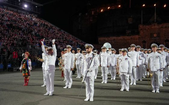 Український військовий оркестр отримав головну нагороду фестивалю The Royal Edinburgh Military Tattoo (фото) «фото»