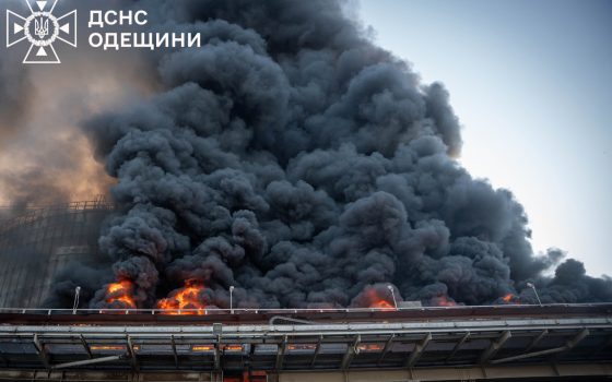 У Чорноморську ліквідували масштабну пожежу на території порту (фото, відео) «фото»