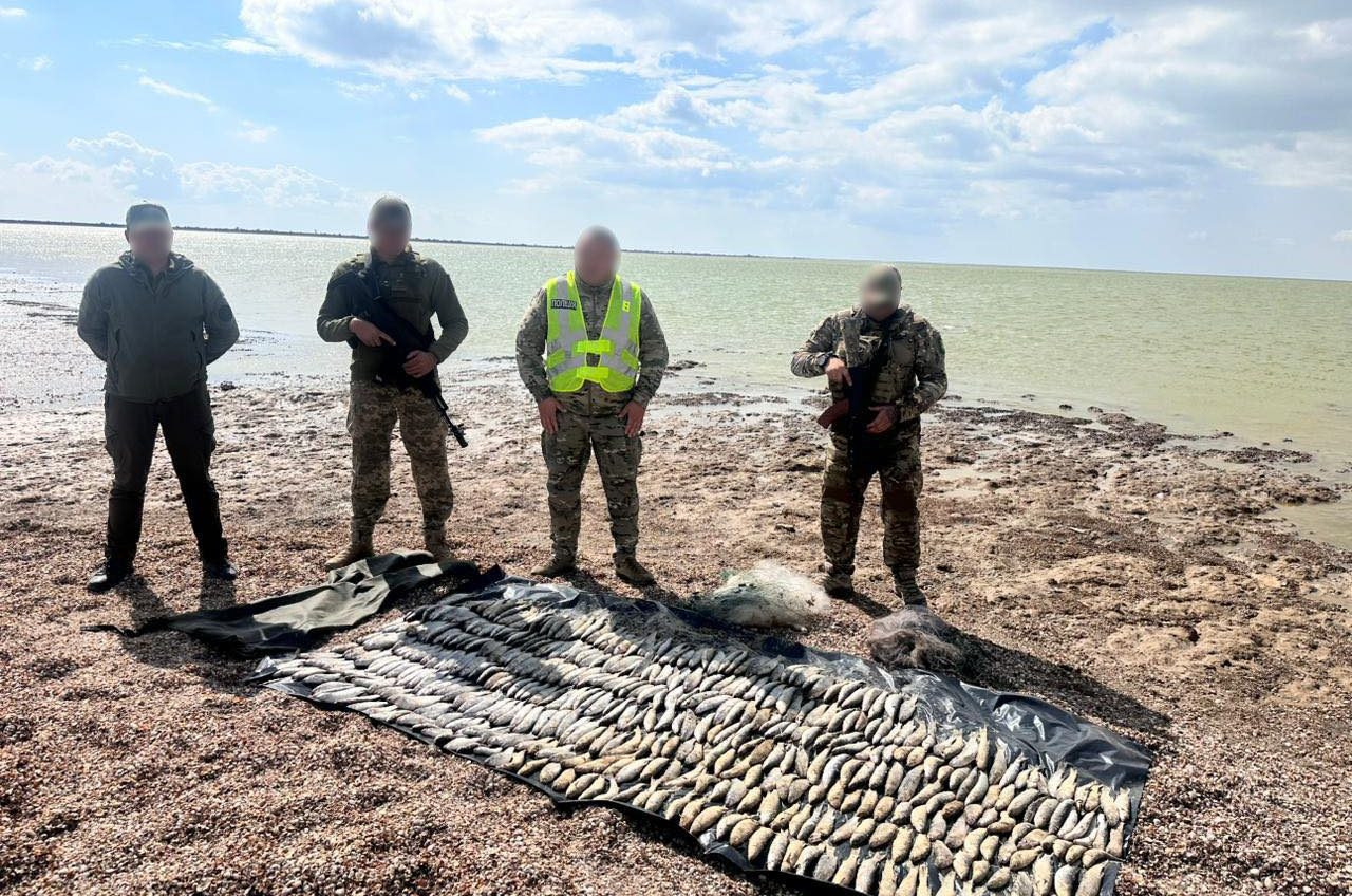 У нацпарку на Одещині браконьєр виловив кефалі на понад 8 мільйонів гривень (фото) «фото»
