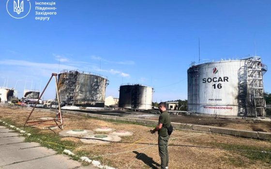 Російський удар по нафтобазі Socar на Одещині, завдав довкіллю збитків на майже 95 мільйонів (фото) «фото»