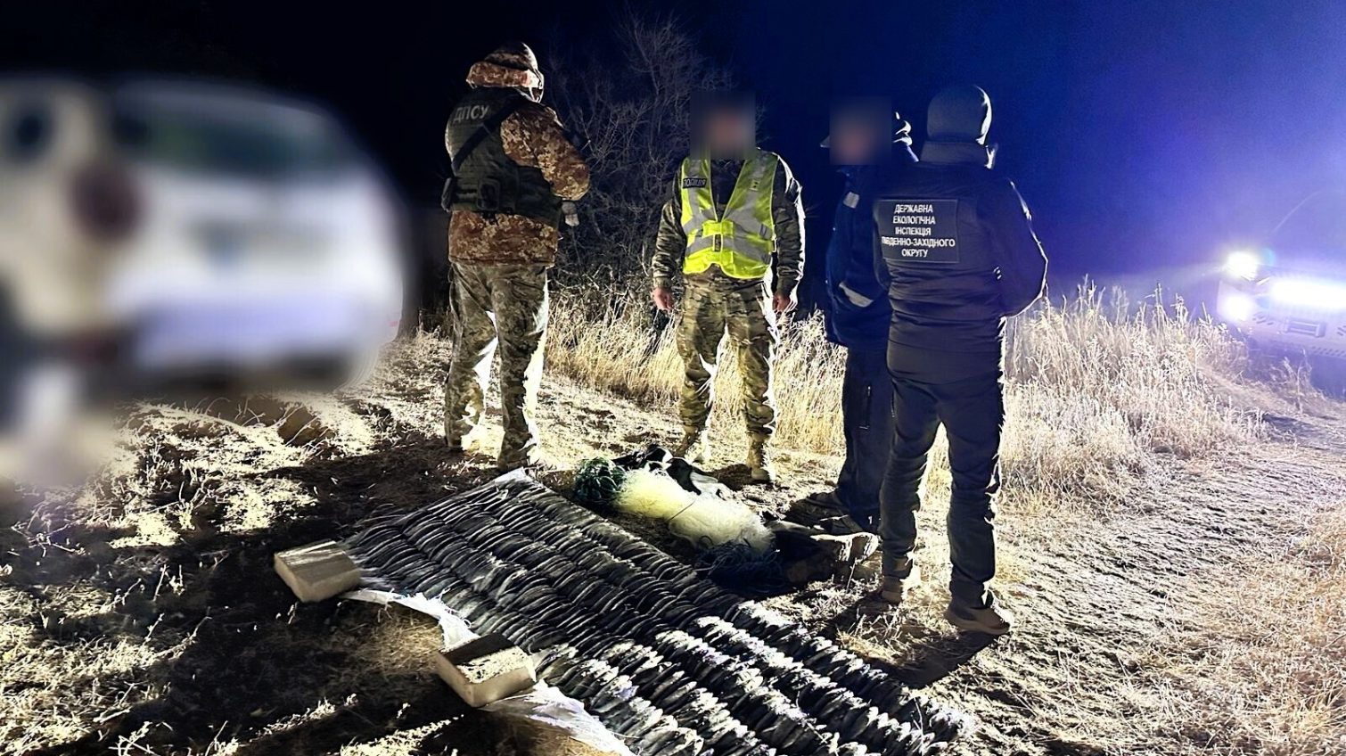 В «Тузлівських лиманах» спіймали браконьєра з уловом на 6 мільйонів гривень (фото) «фото»