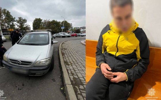 В Одесі чоловік намагався зламати кілька авто (фото) «фото»