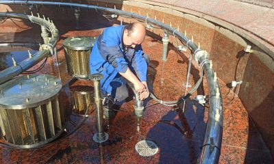 В Одесі продовжують консервувати на зиму фонтани «фото»
