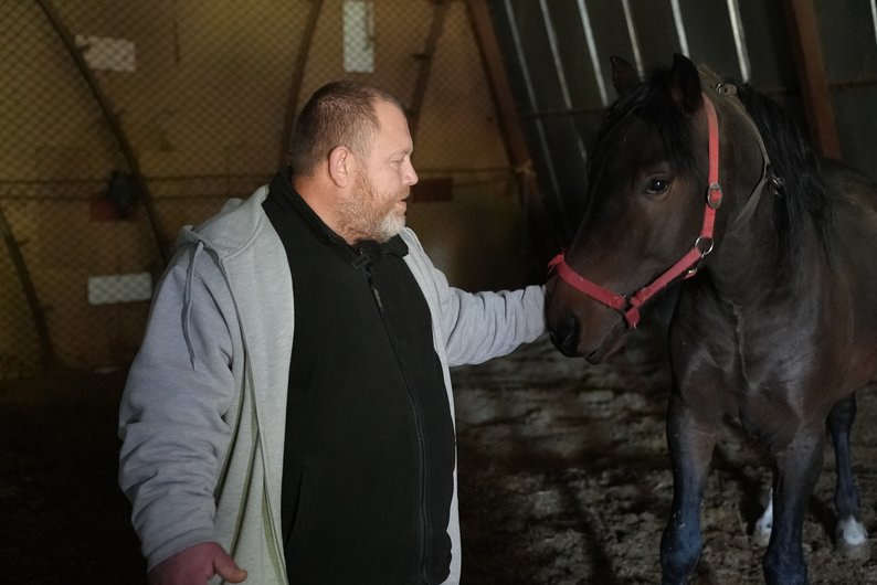 Врятував Джафара, Ігорька і Прагу: херсонець пішки вивів трьох коней з-під російського обстрілу (фото) «фото»