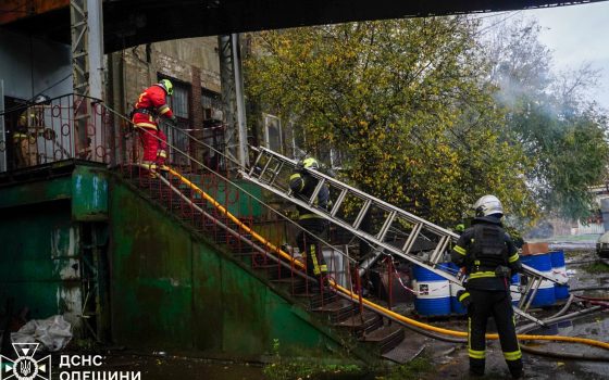 В Одесі масштабно горіла виробнича будівля (фото, відео) «фото»