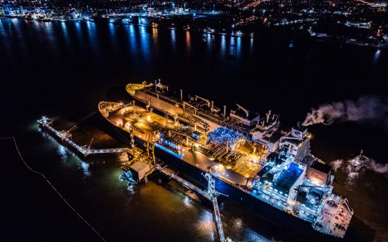 Перша партія американського газу через Литву прямує в Україну (фото) «фото»