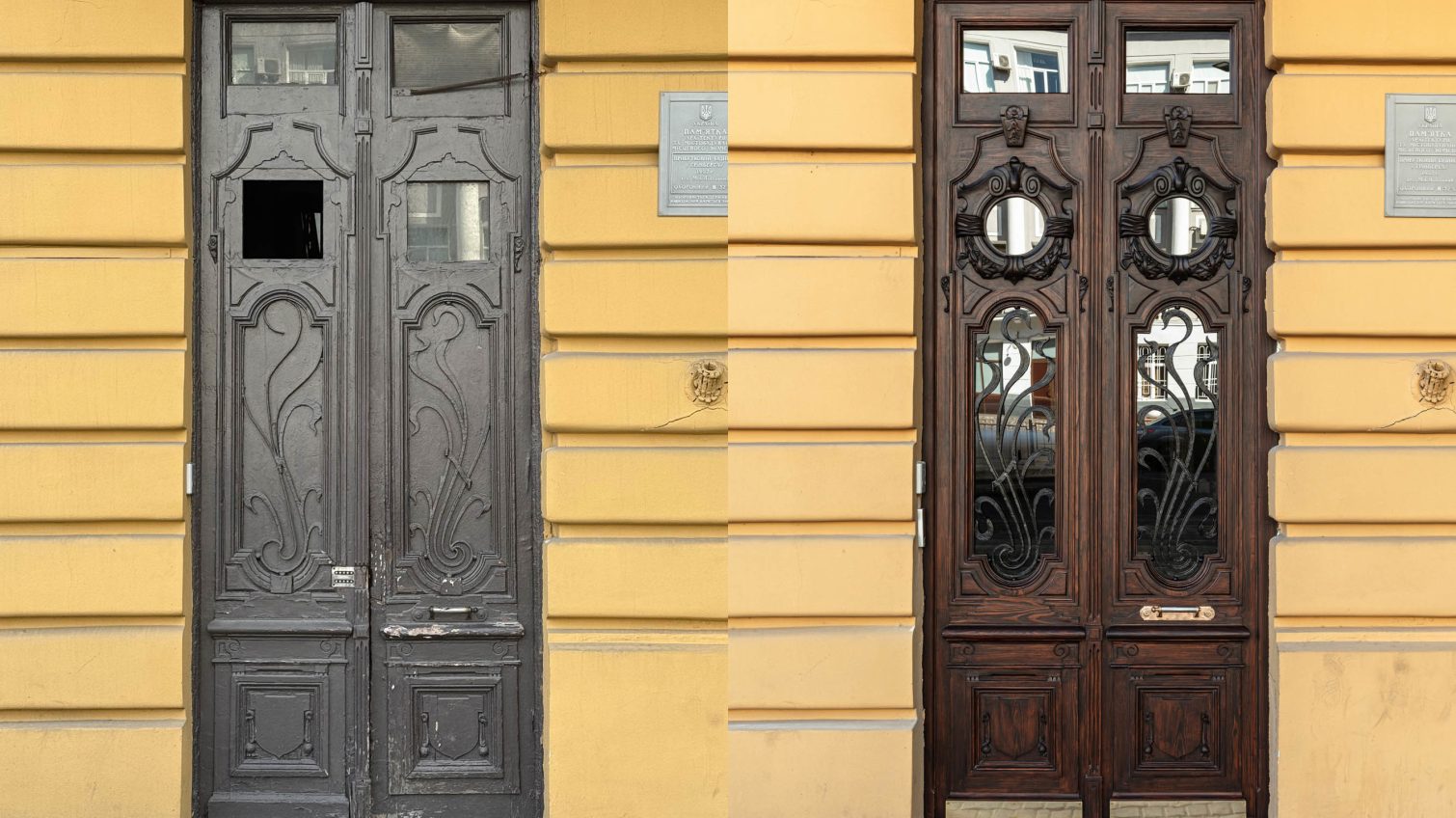 В Одесі відреставрували історичні двері прибуткового будинку Гринберга (фото) «фото»