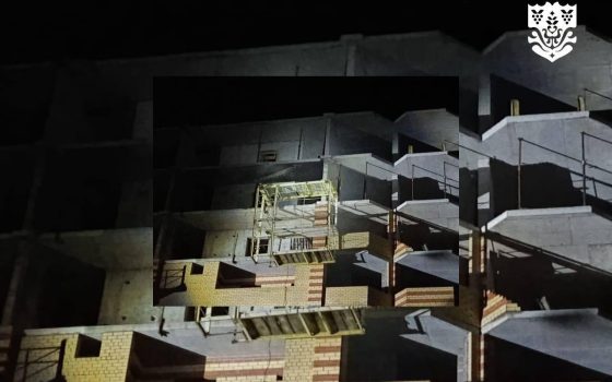 Під час нічної атаки російський шахед влучив у багатоповерхівку (фото) «фото»