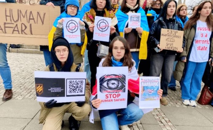 «STOP HUMAN SAFARI»: у 50 містах світу пройшли масштабні акції на підтримку Херсона (фото) «фото»