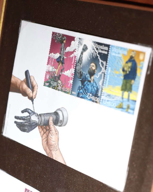 Укрпошта та Superhumans Center випустили благодійні марки на підтримку реабілітації захисників «фото»