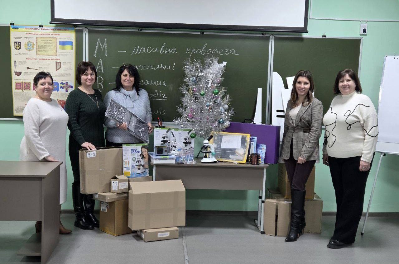 12 шкіл громад Одещини оснастили новим обладнанням на 1,5 млн гривень «фото»