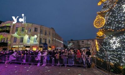 В Одесі урочисто відкрили центральну ялинку (фото) «фото»