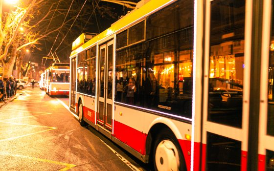 До Дня Святого Миколая в Одесі запускають святкові трамваї та тролейбуси «фото»